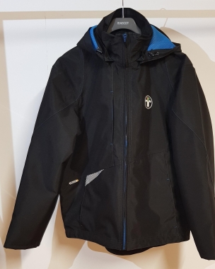 Hyper Regenjacke schwarz, TPU-ZIV, wind- und wasserdicht, Gr.