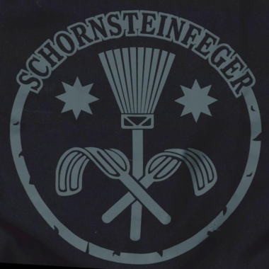 Preview: H1 Hoodie schwarz, durchgehender Reißverschluß mit Schornsteinfegerdruck Gr.