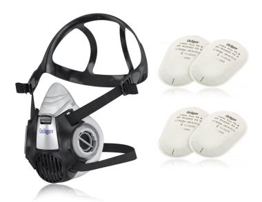 Dräger Staubschutzmaske X-plore 3300, inkl.2 Paar Filter P3