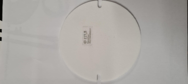 Ofenrohr-Reinigungsdeckel-Dichtung Zweiloch 127,5 mm für Ofenrohre 120-130 mm