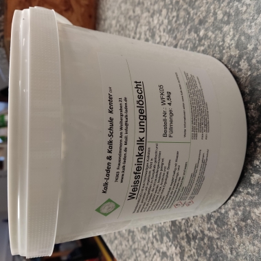 Gebrannter Kalk 4,5 Kg geschrotet