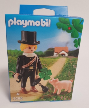 Playmobil Schornsteinfeger mit Glücksschweinchen