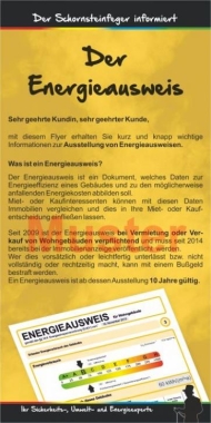 Flyer " Der Energieausweis" 100 Stück