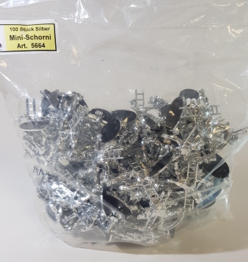 Plastikfeger Silber  VE 100 Stück