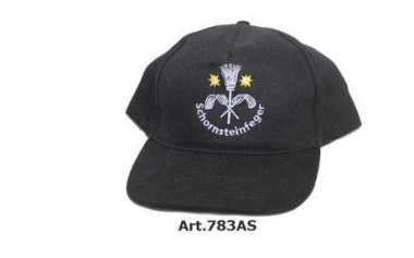 Schildmütze Emblem Besen/Schultereisen und Schriftzug