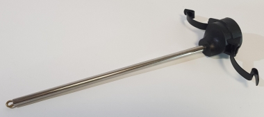 Messkopf mit VA-Sonde 220mm und Turbulenzspirale