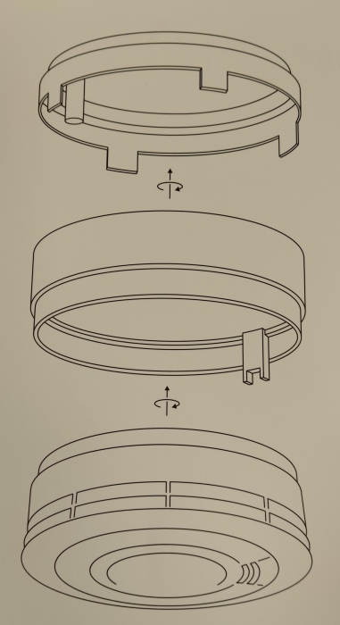 Adapter Löhmar/Hekatron Rauchwarnmelder