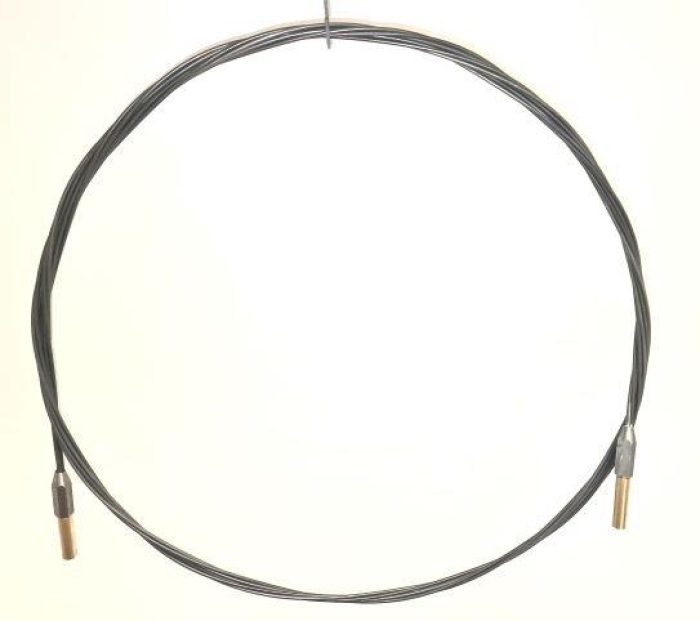 B-Stahlstange 3 x 3,8 mm Ø,  5 m lang