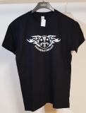 T-Shirt Proud Light mit Flammendruck, schwarz, Gr.