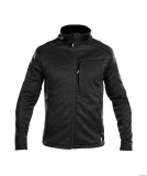 CONVEX Midlayer-Jacke schwarz mit 3D Feger